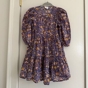 J. Crew Crewcuts Indian Block Print Floral Dress Girl's Size 6